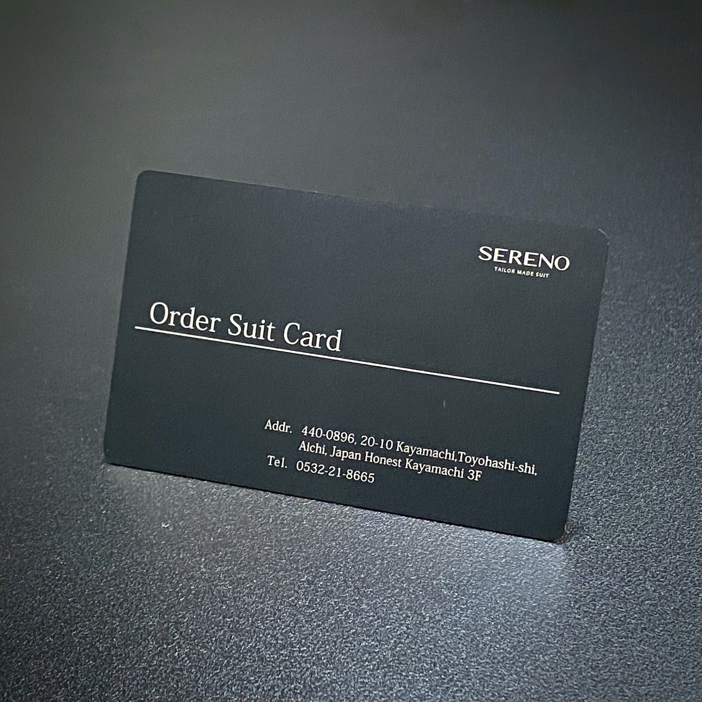 Order Suit Card / ギフトカード